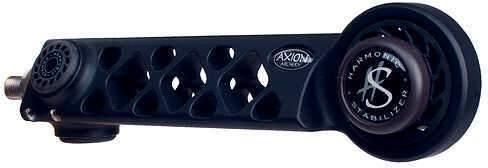 Axion Archery Triad GLT stabilizer black with cutout design and rubber dampers