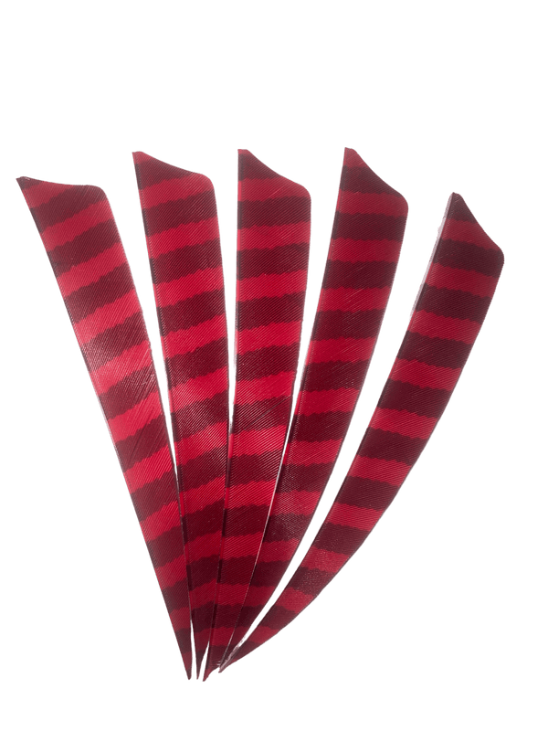 Badass Archery Barred Right Wing Feathers - 36 Pack - Leapfrog Outdoor Sports and Apparel