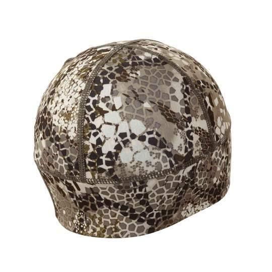Badlands Algus beanie in camo pattern, outdoor hunting apparel on white background