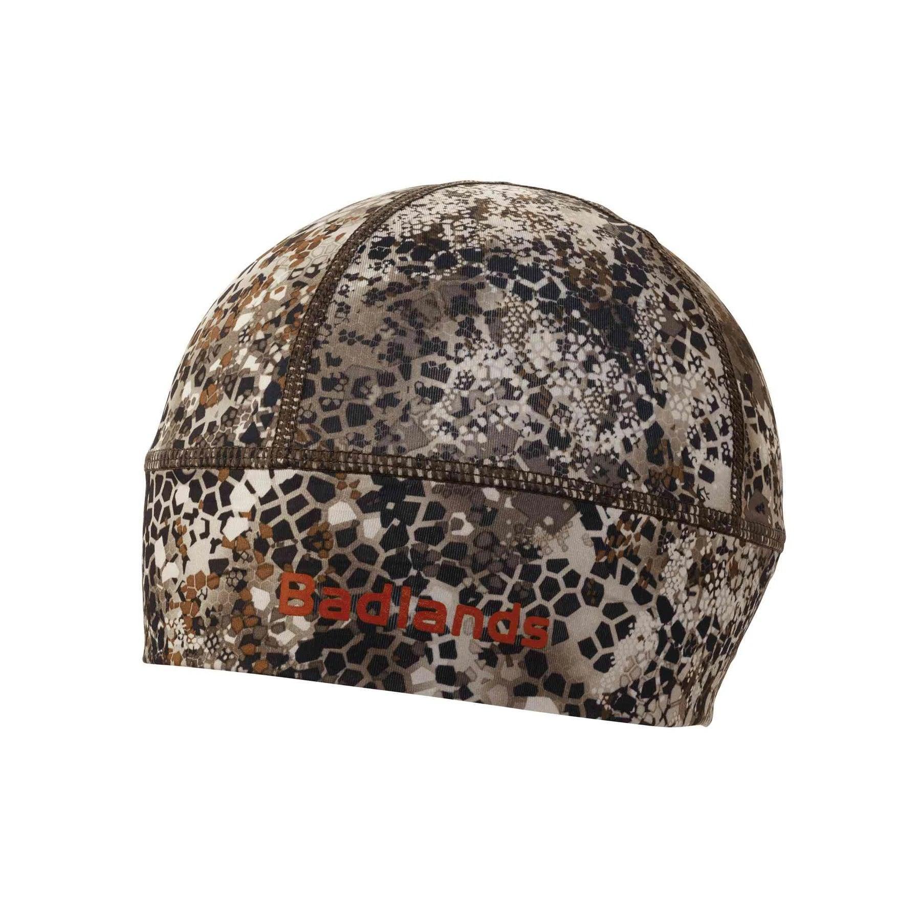 Badlands camo beanie with multicolor pattern, outdoor sports apparel