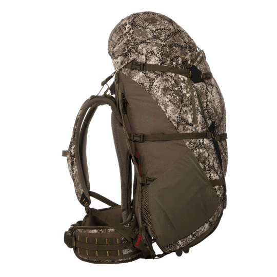 Badlands MRK 6 camo hiking backpack with padded straps and large storage compartments