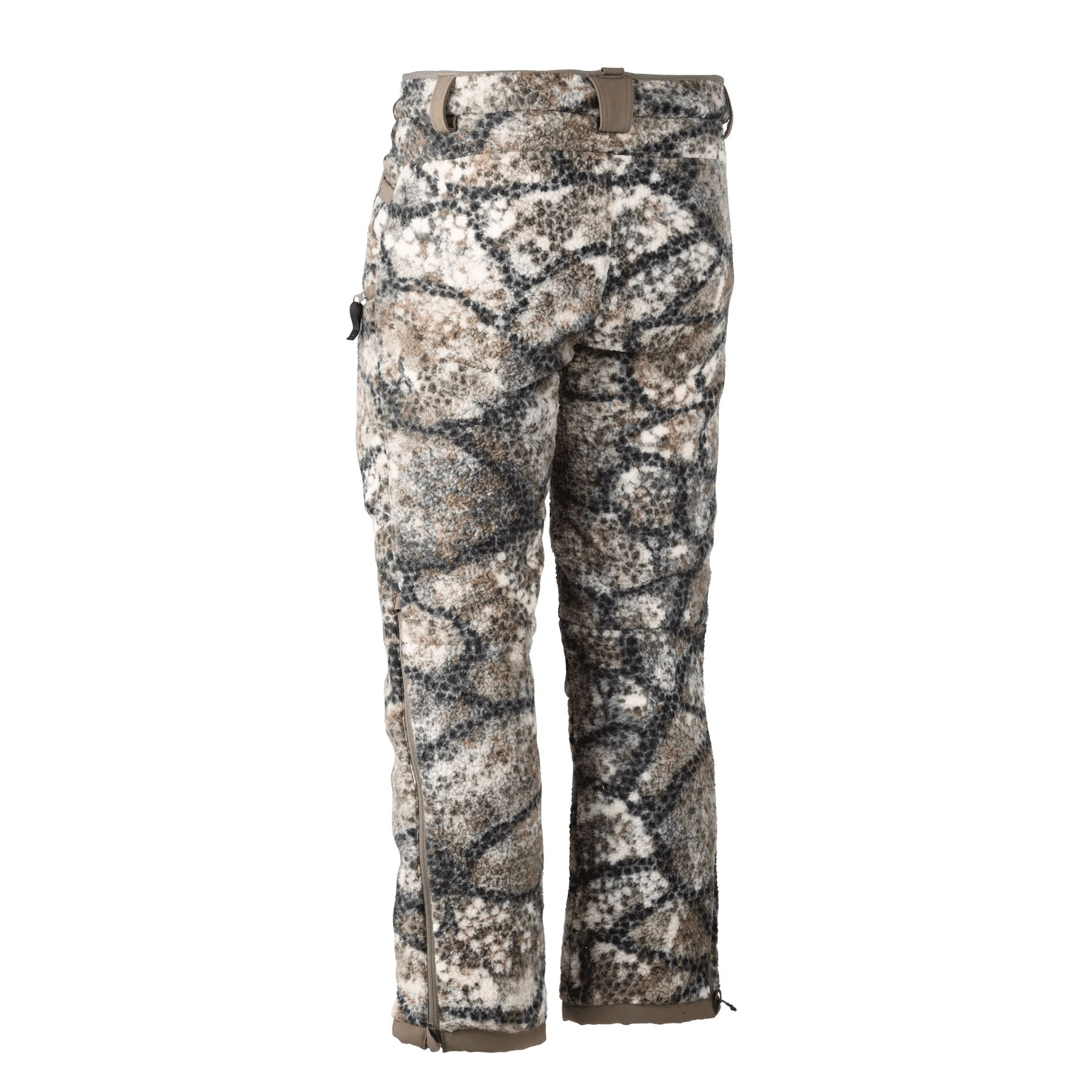 Badlands Silens Pant in camo pattern, back view, hunting outdoor apparel