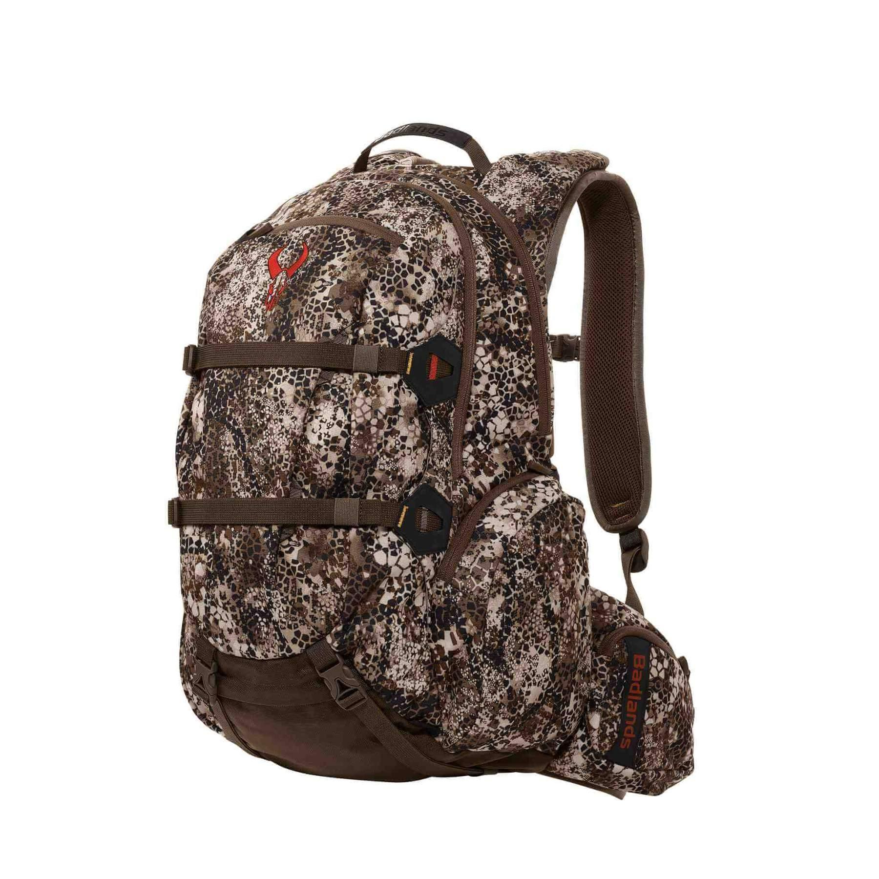 Badlands Superday Pack camouflage hunting backpack with multiple pockets and padded straps