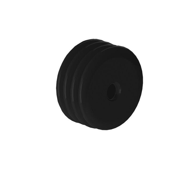 Black Bee Stinger archery stabilizer weight stack on white background