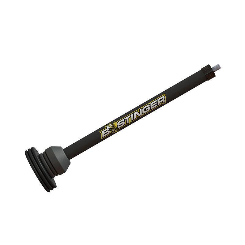 Bee Stinger Pro Hunter Maxx hunting stabilizer in matte black with logo on white background