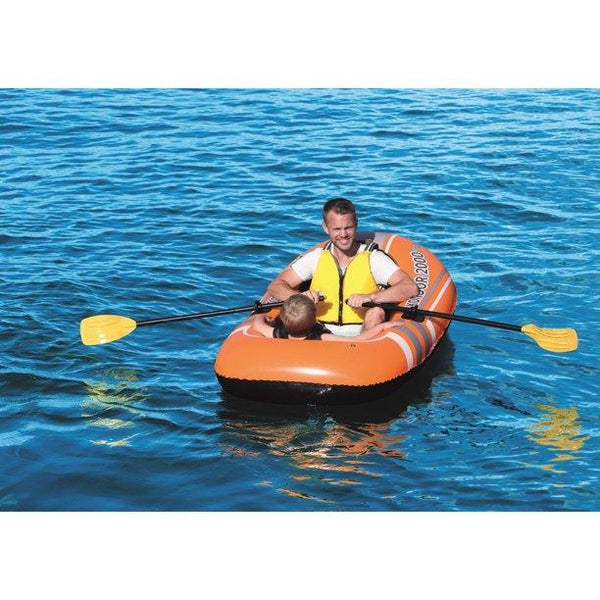 Bestway Kondor 2000 Inflatable Raft Set W/ Oars And Pump - Leapfrog Outdoor Sports and Apparel