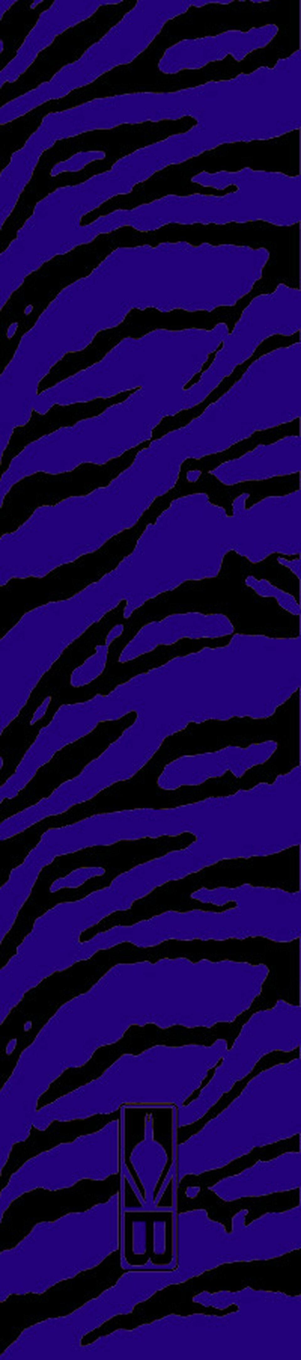 Bohning Archery HD arrow wrap with black and purple tiger stripe pattern