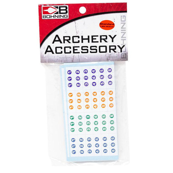 Bohning Archery Arrow Numbering Decal - Leapfrog Outdoor Sports and Apparel