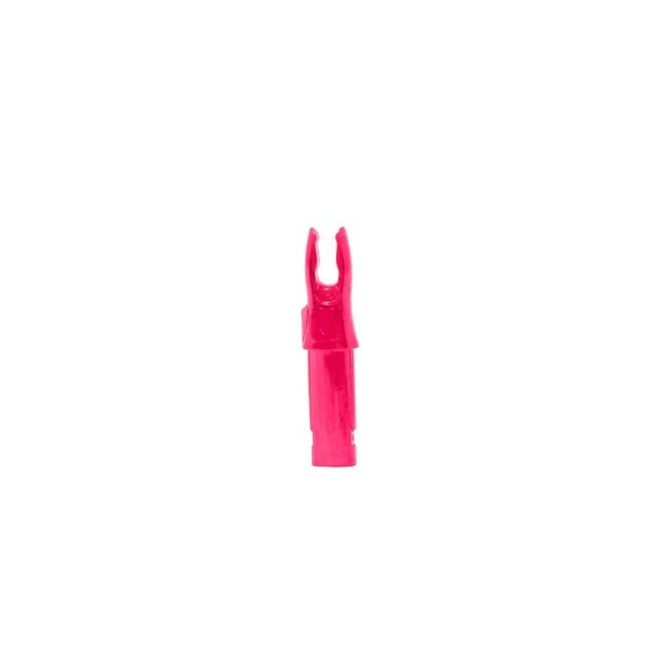 Pink Bohning Archery Blazer nock .246 ID on white background