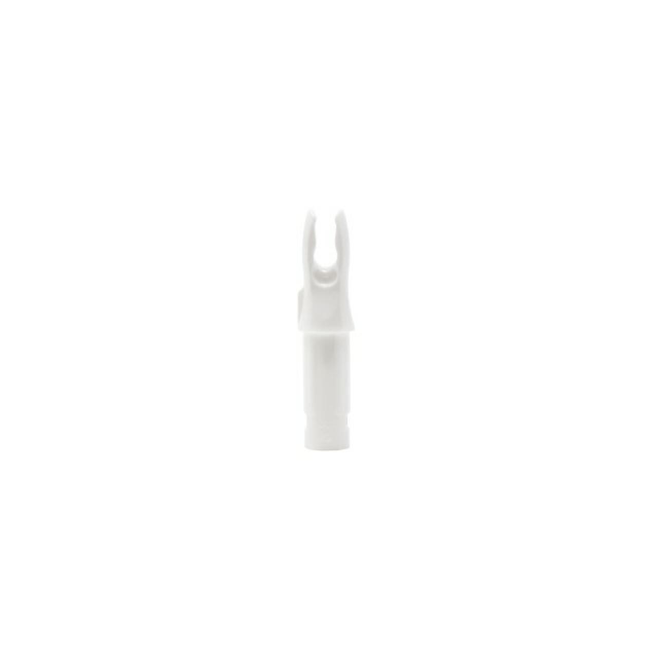 White Bohning Blazer nock for archery arrows on plain white background