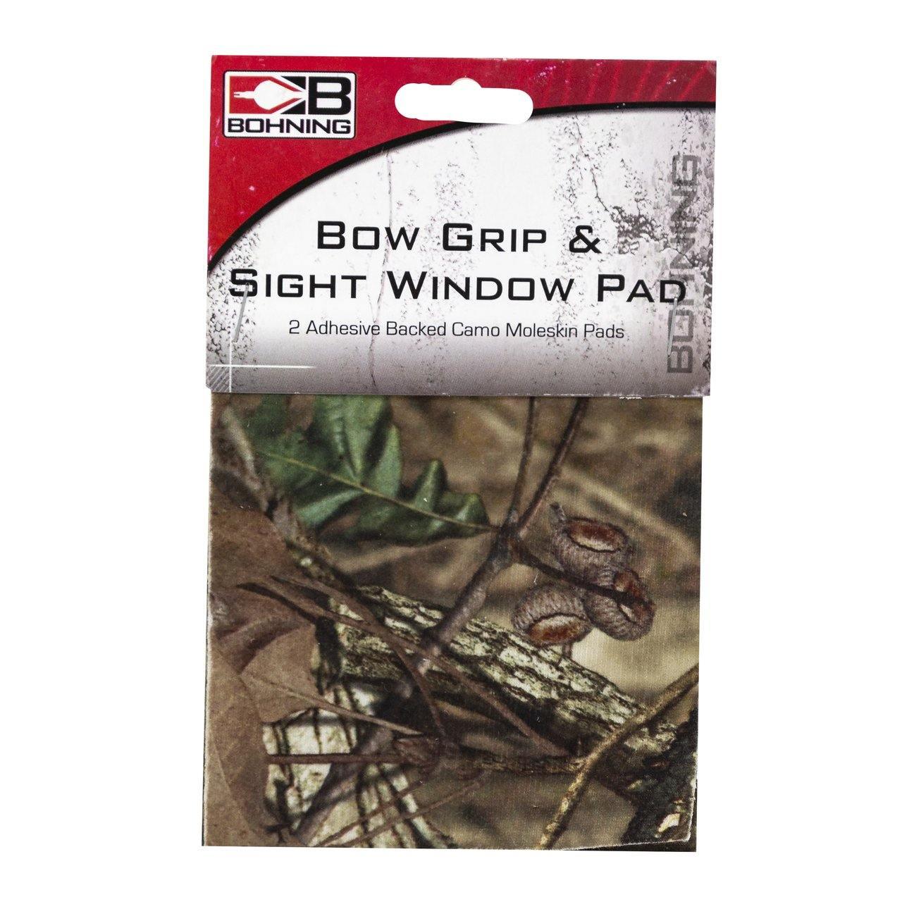 Bohning bow grip and sight window pad camo adhesive pack for archery accessories
