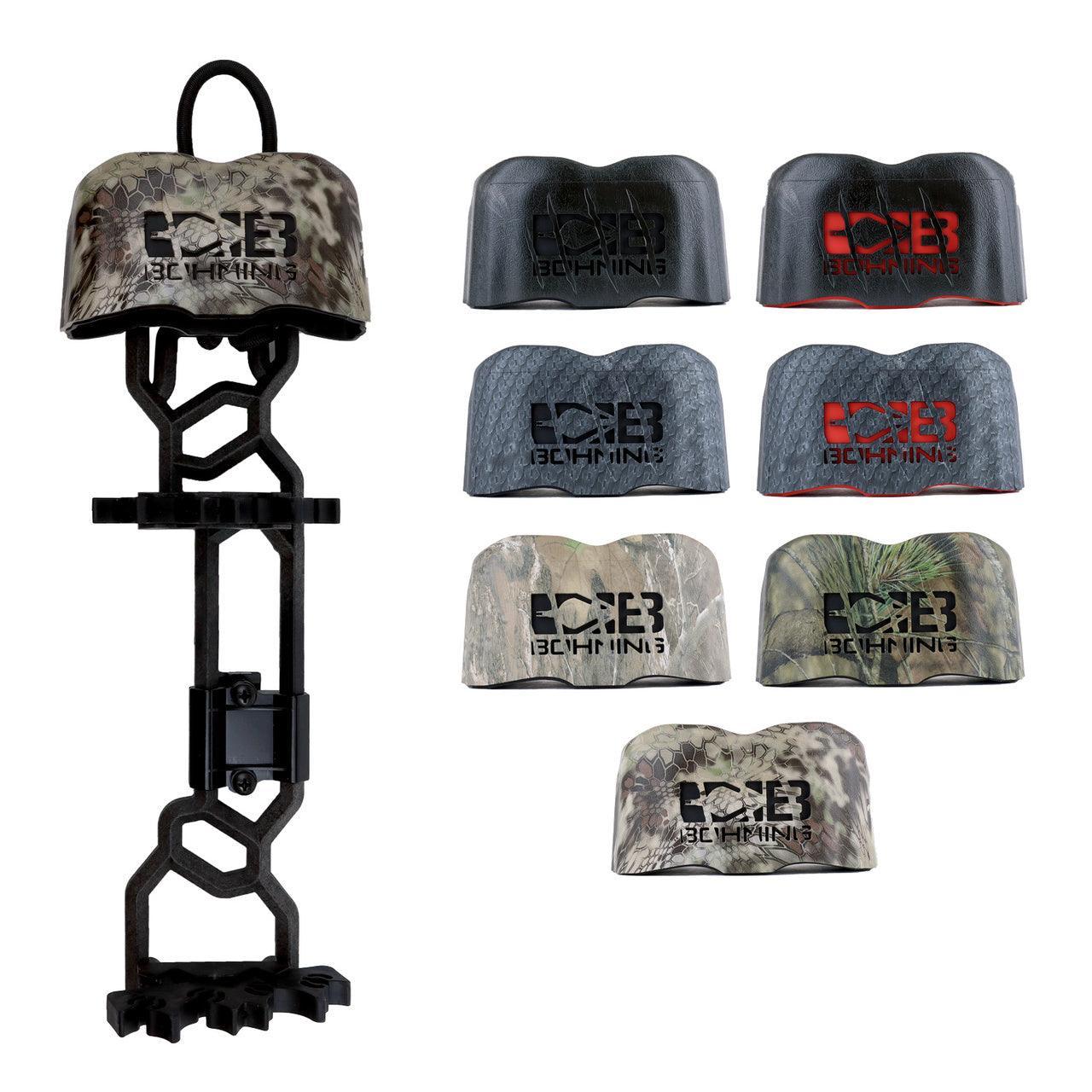 Bohning Archery Bruin quiver with eight interchangeable camo and solid color hood covers