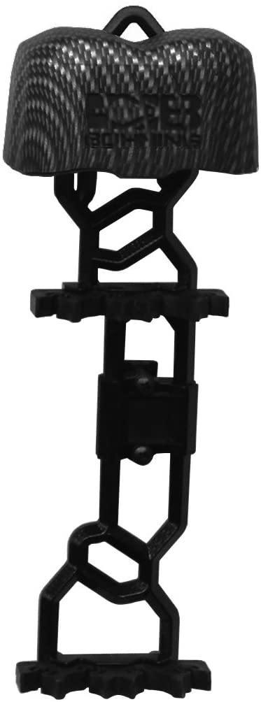 Bohning Archery Bruin black quiver with textured hood and geometric frame design