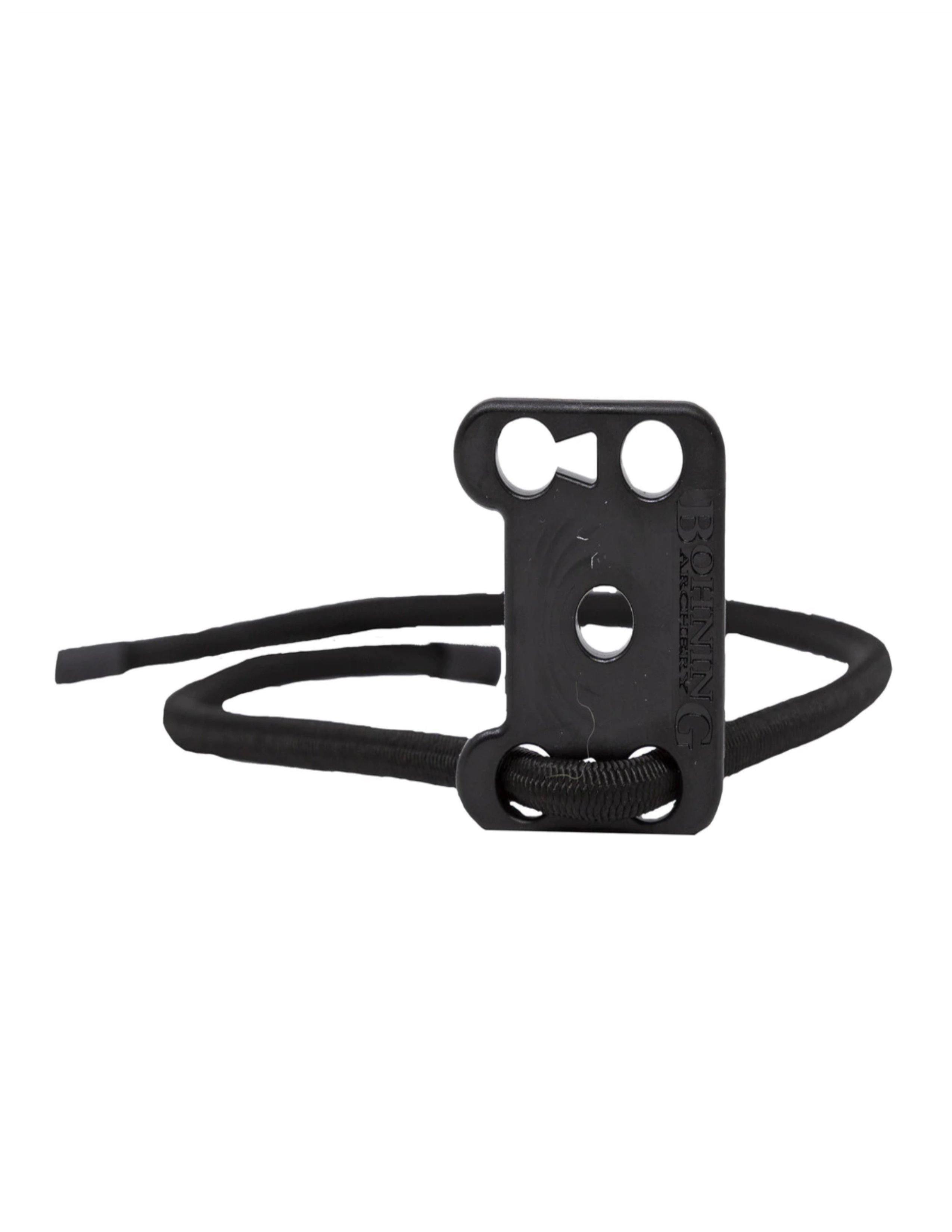 Bohning Archery Cinch Sling black bow wrist sling on white background