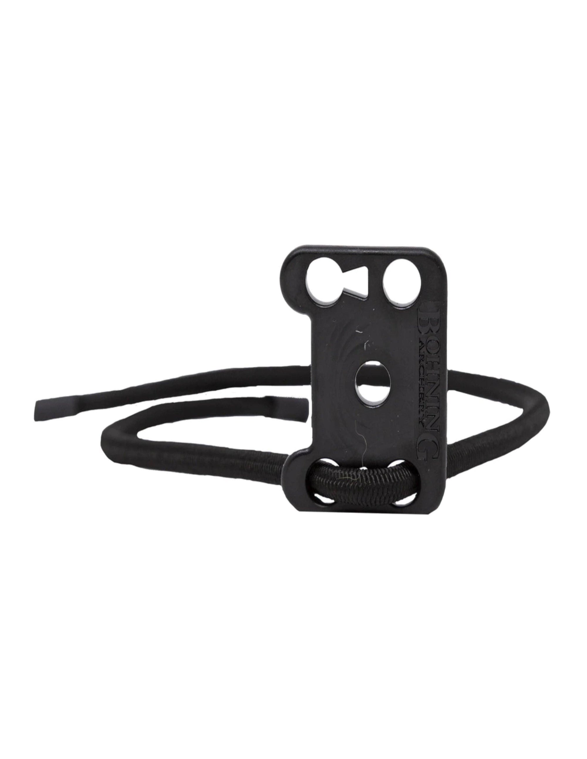 Bohning Archery Cinch Sling black bow wrist sling on white background