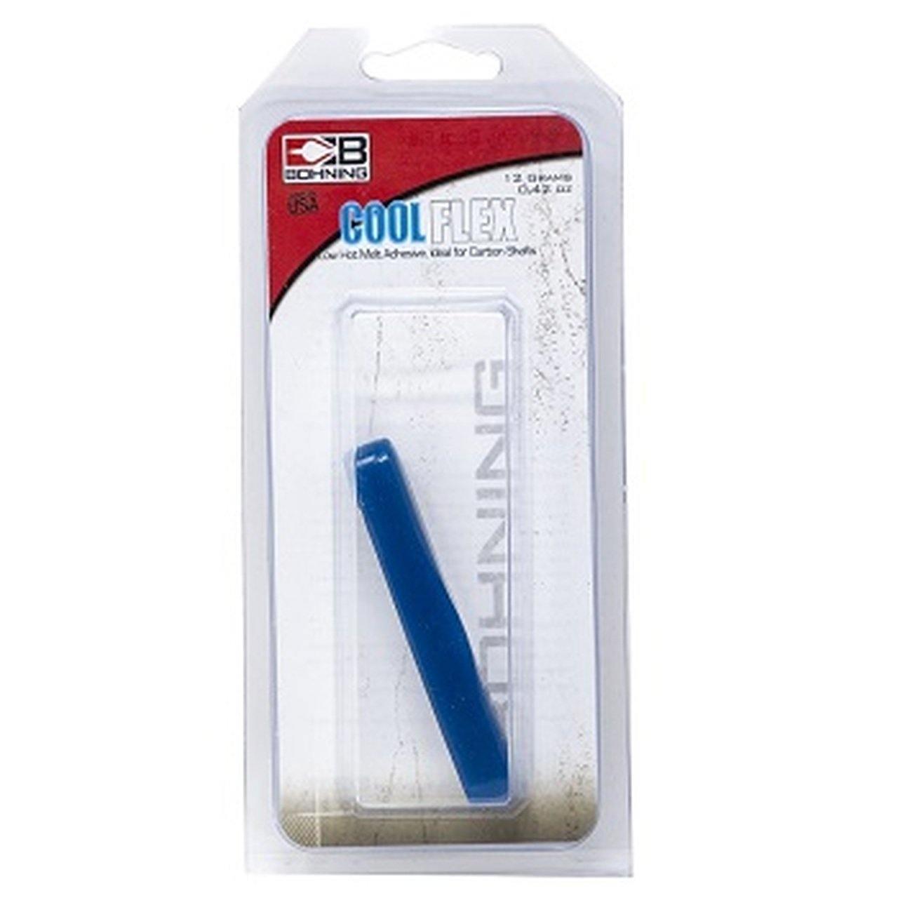 Bohning Cool Flex hot melt glue stick in retail packaging for archery arrows