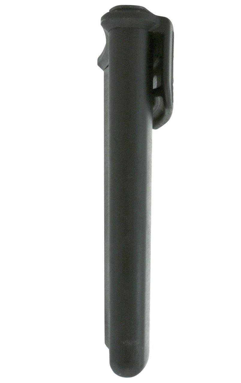 Black Bohning Archery pocket quiver with belt clip on white background