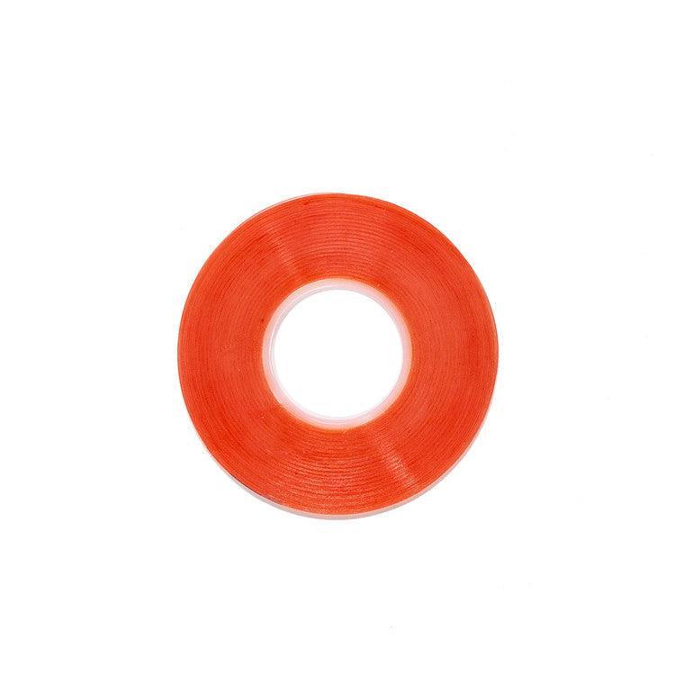 Red Bohning archery premium fletching tape roll on white background