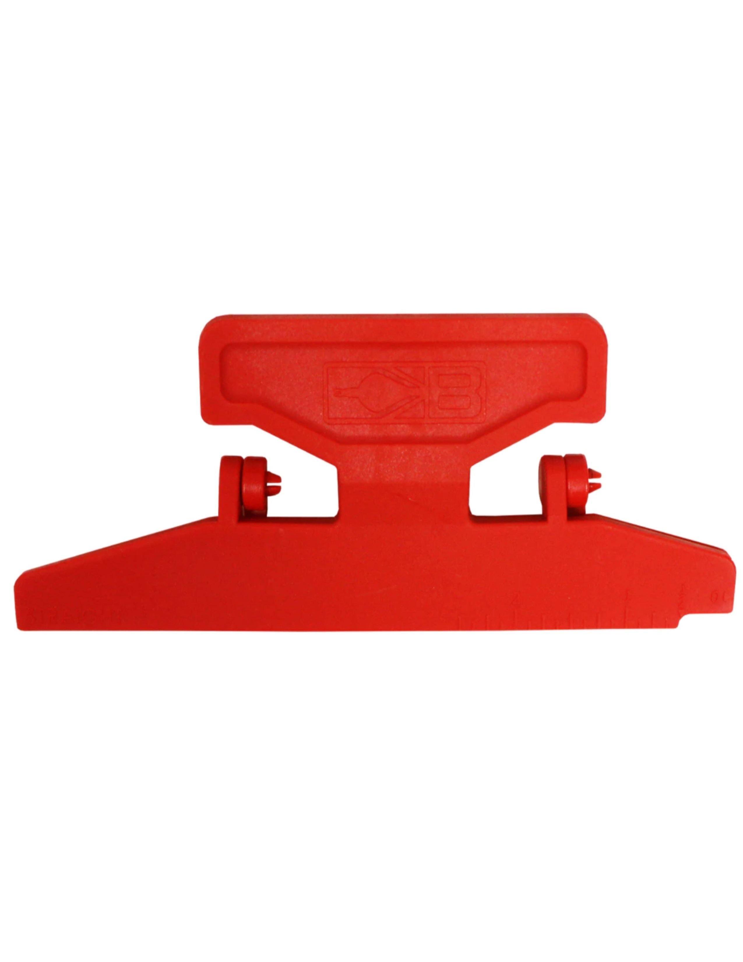 Red Bohning Archery Pro Class replacement clamp on white background