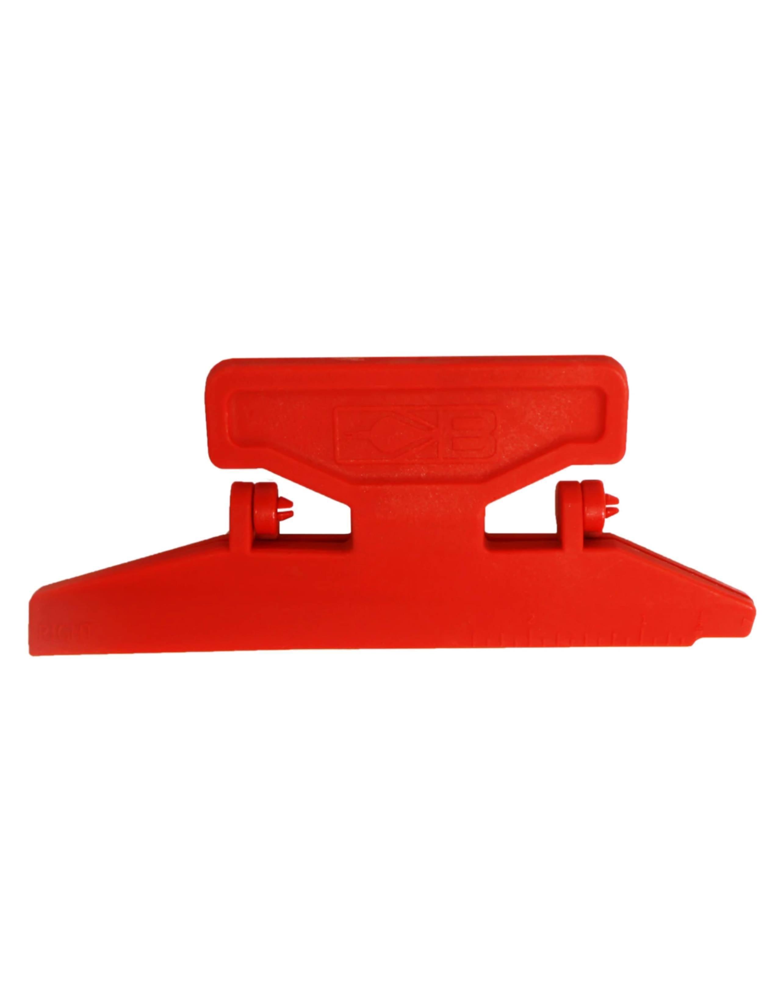 Red Bohning Archery Pro Class replacement clamp on white background