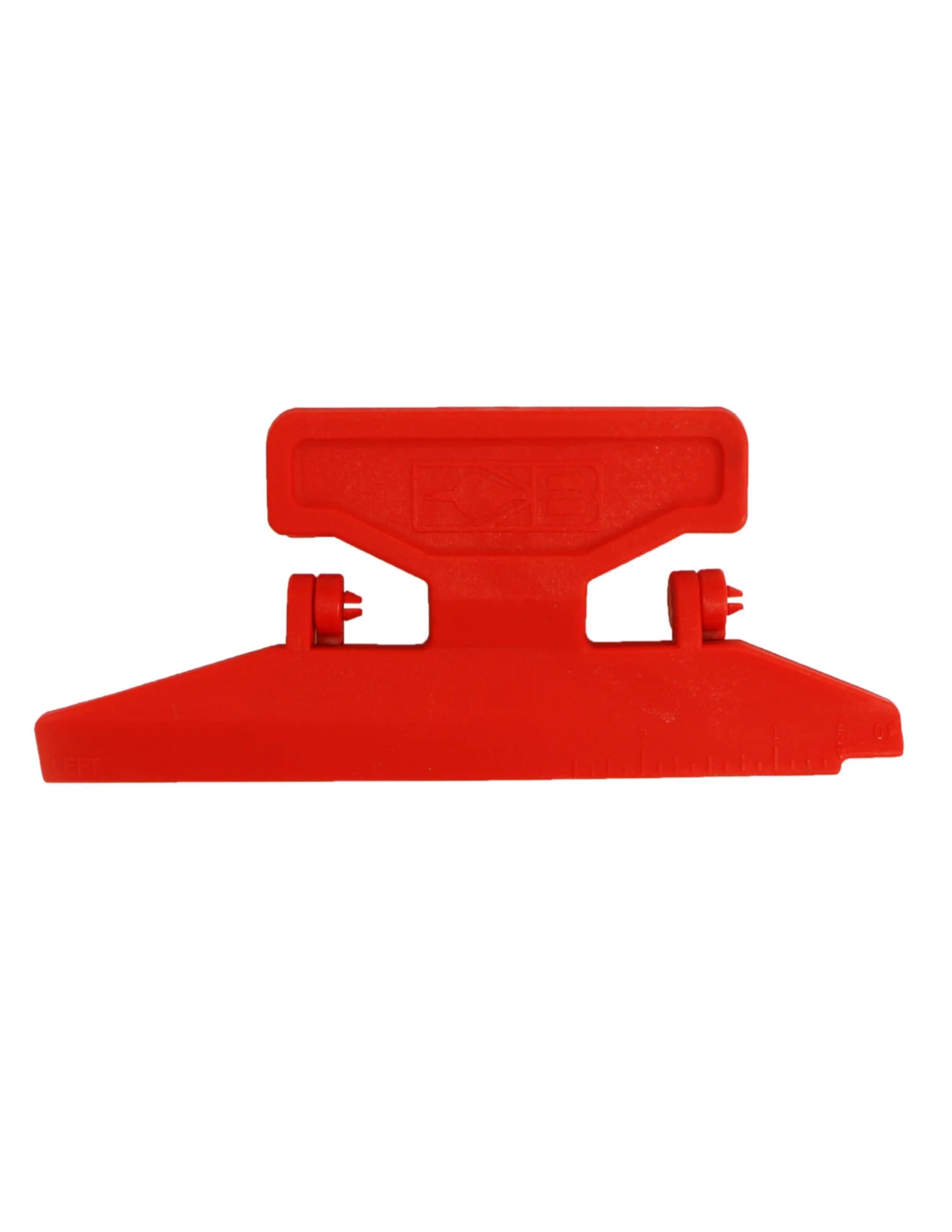Red Bohning Archery Pro Class replacement clamp on white background
