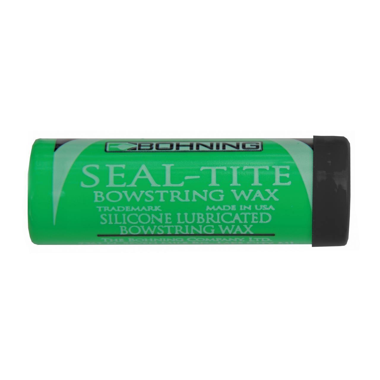 Bohning Seal-Tite silicone bowstring wax 28g in green tube, archery accessory