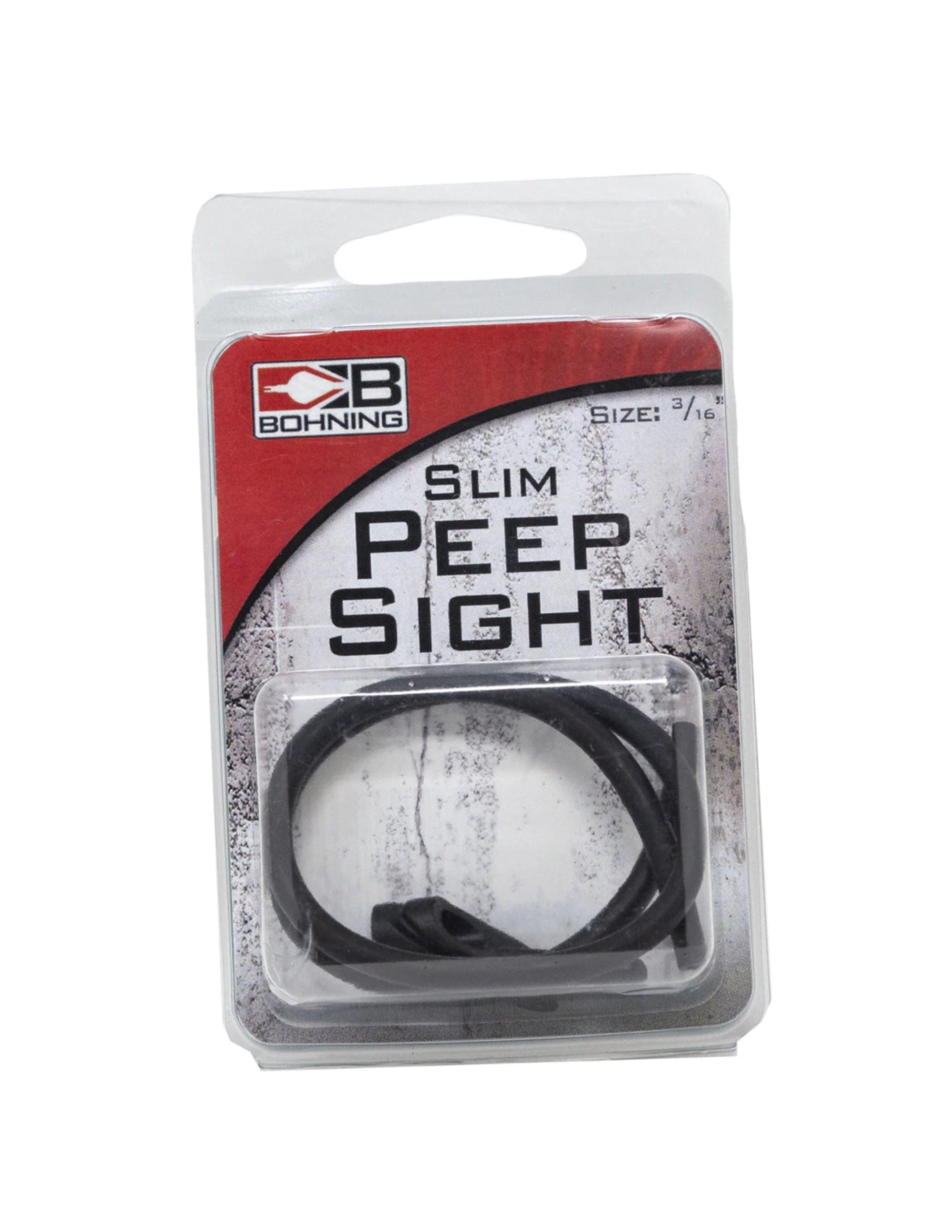 Bohning Slim Peep Sight archery accessory in retail packaging, size 3/16 inch