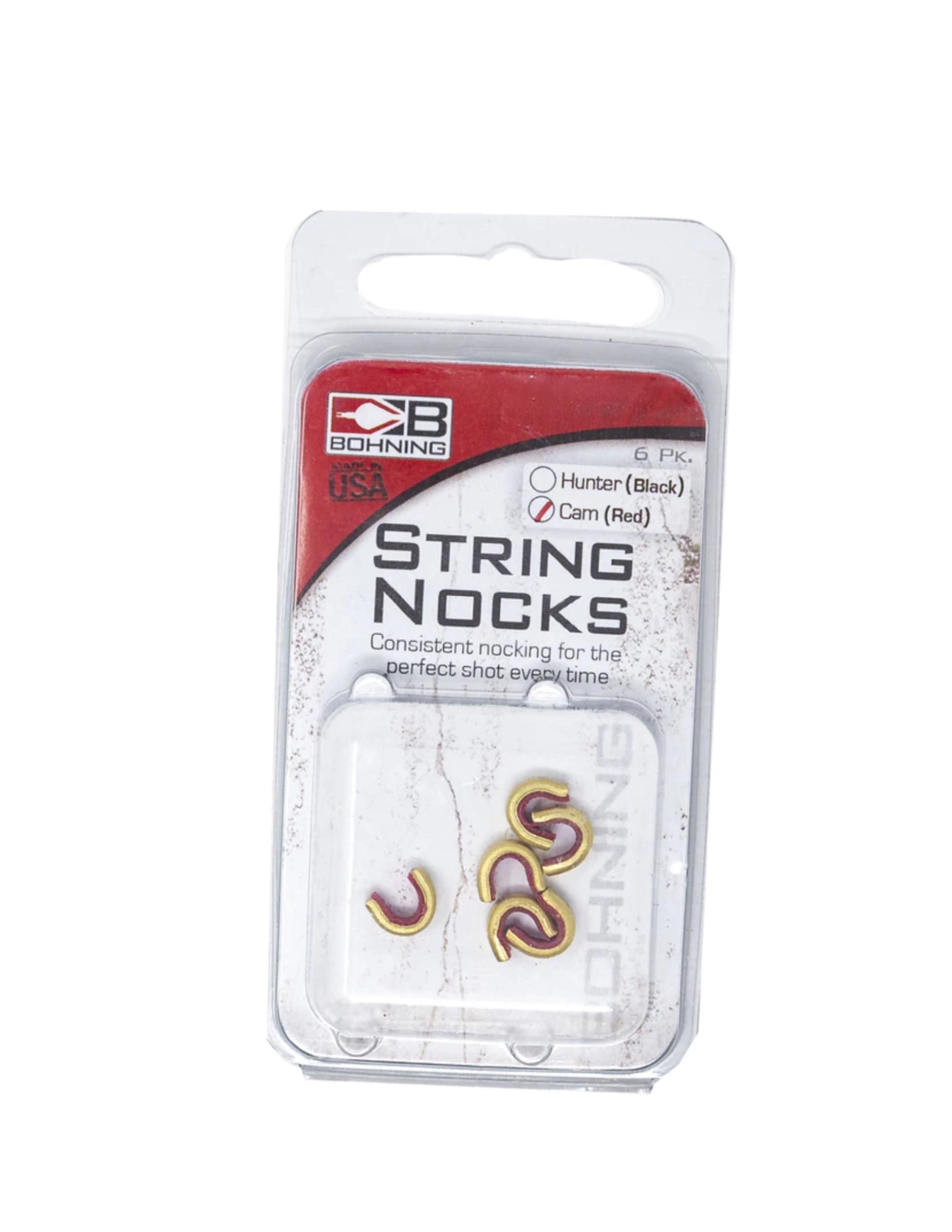 Bohning archery string nocks 6 pack in retail packaging on white background