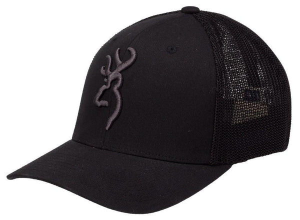Browning Colstrip Mesh Back Cap - Black - Leapfrog Outdoor Sports and Apparel