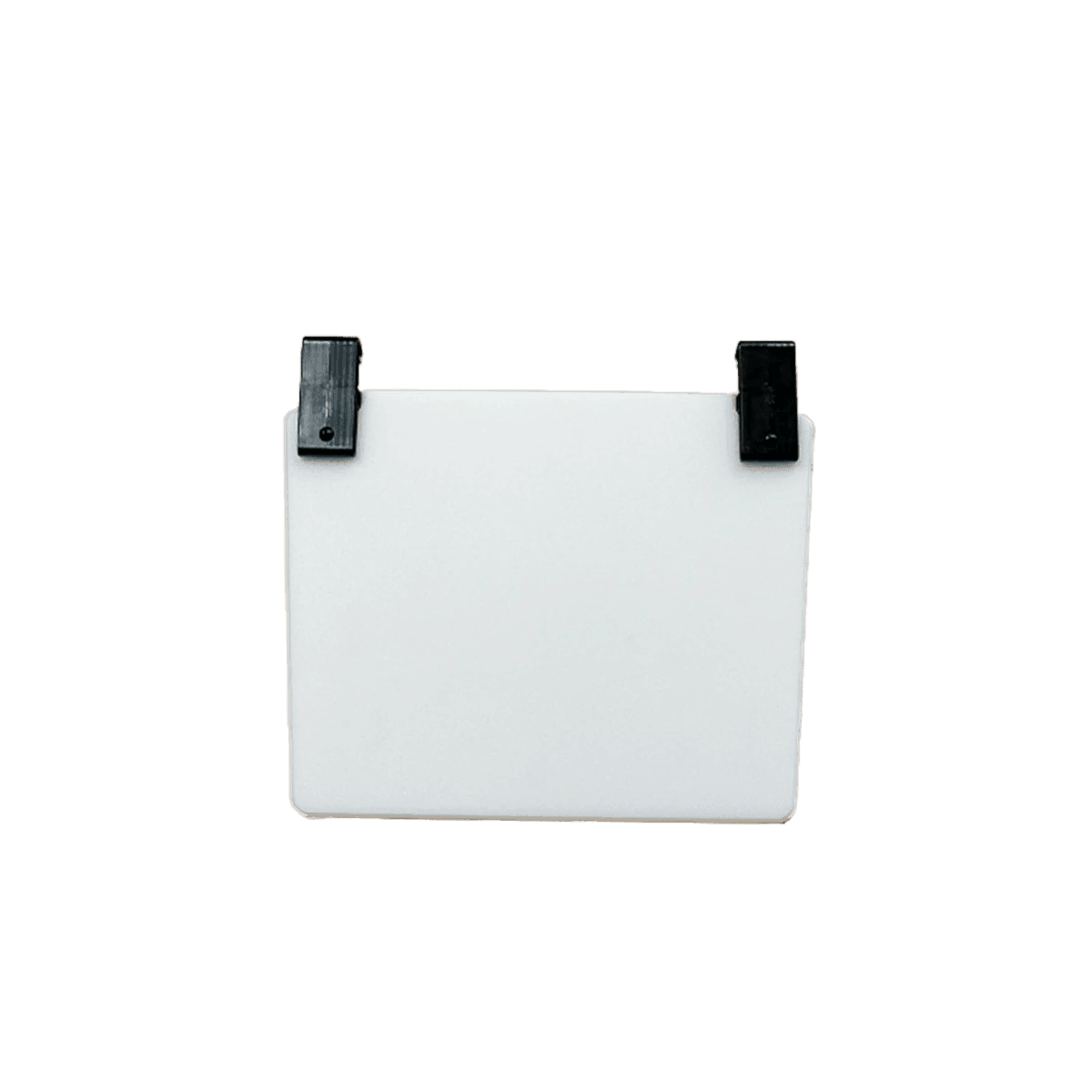 Canyon Coolers Pro 45 and 65 table divider with two black clips on gray background