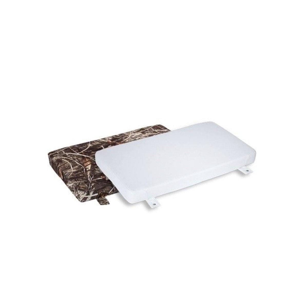 White Canyon Coolers seat cushion with camo pad, outdoor accessory on white background