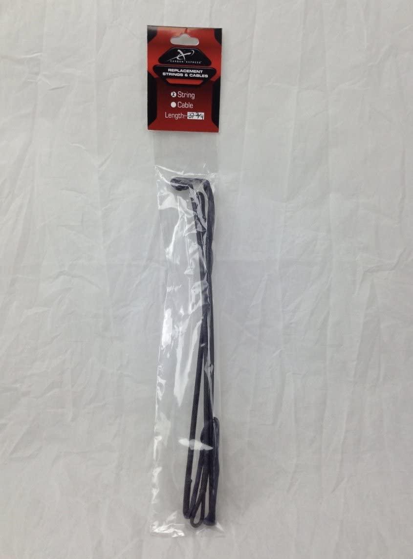 Carbon Express crossbow replacement string in clear packaging on white background