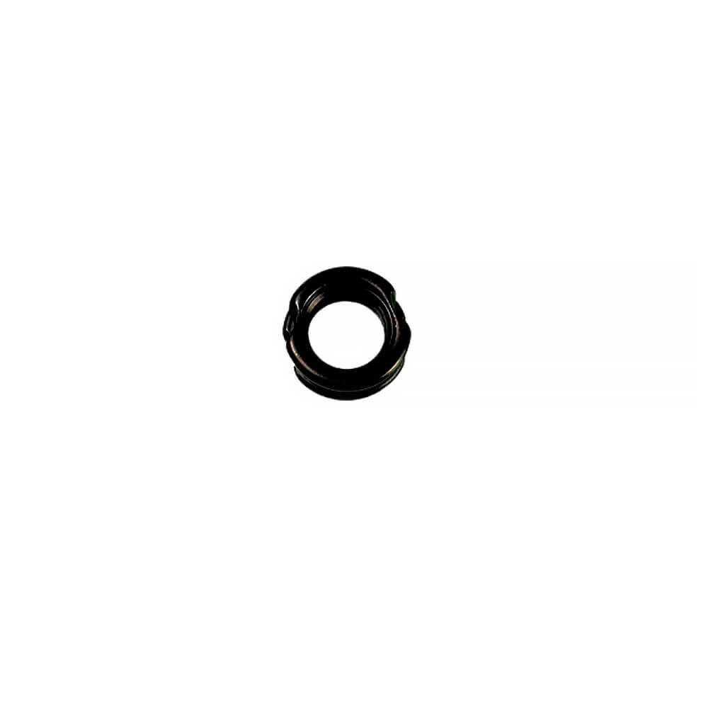 Black archery speed peep sight on white background for compound bow