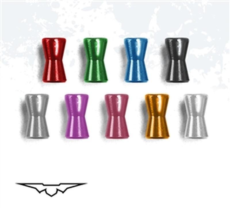 Colorful Conquest Archery cam timing system accessories on white background