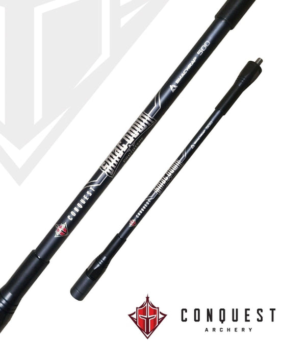 Conquest Archery Smacdown .500 Front Bar Stabilizer - Leapfrog Outdoor Sports and Apparel