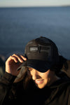 Country Liberty Black Camo Block Pine Meshback Hat - Leapfrog Outdoor Sports and Apparel