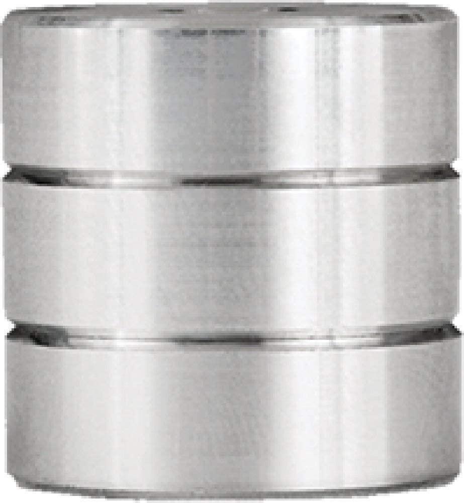 Doinker Archery aluminum 2-piece stack weight, silver cylindrical accessory