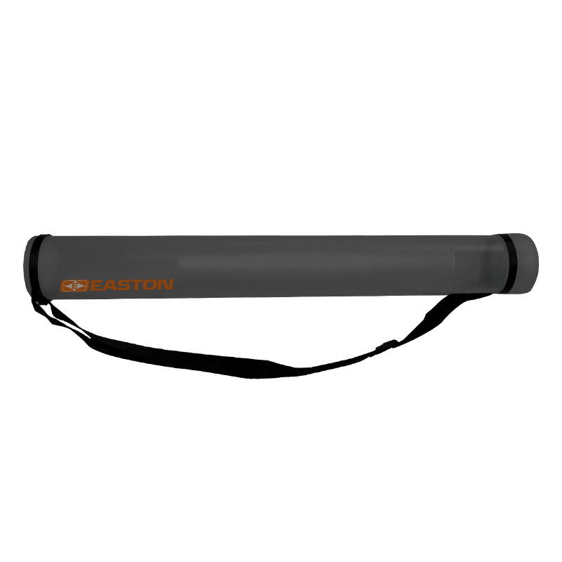 Easton Archery adjustable arrow tote smoke with shoulder strap, grey hard case