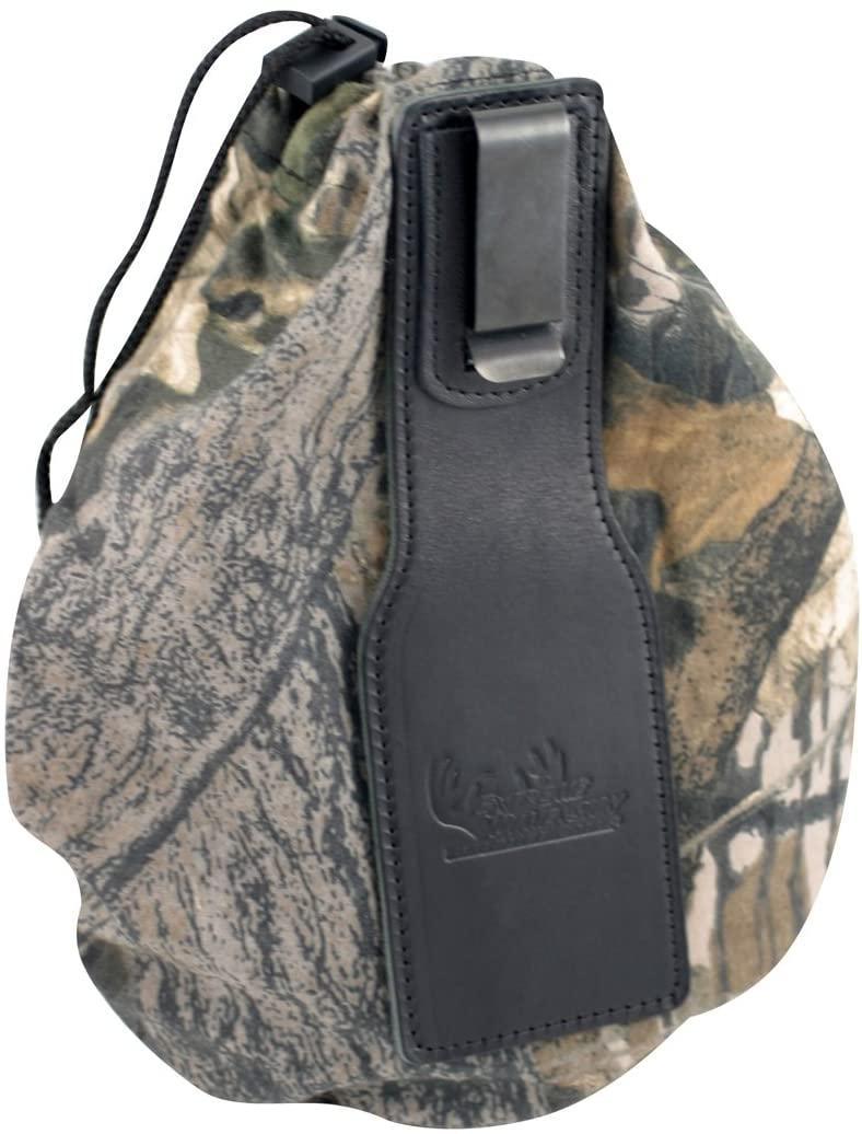 Camo pouch with belt clip and drawstring, Extreme Dimension Wildlife Calls accessory