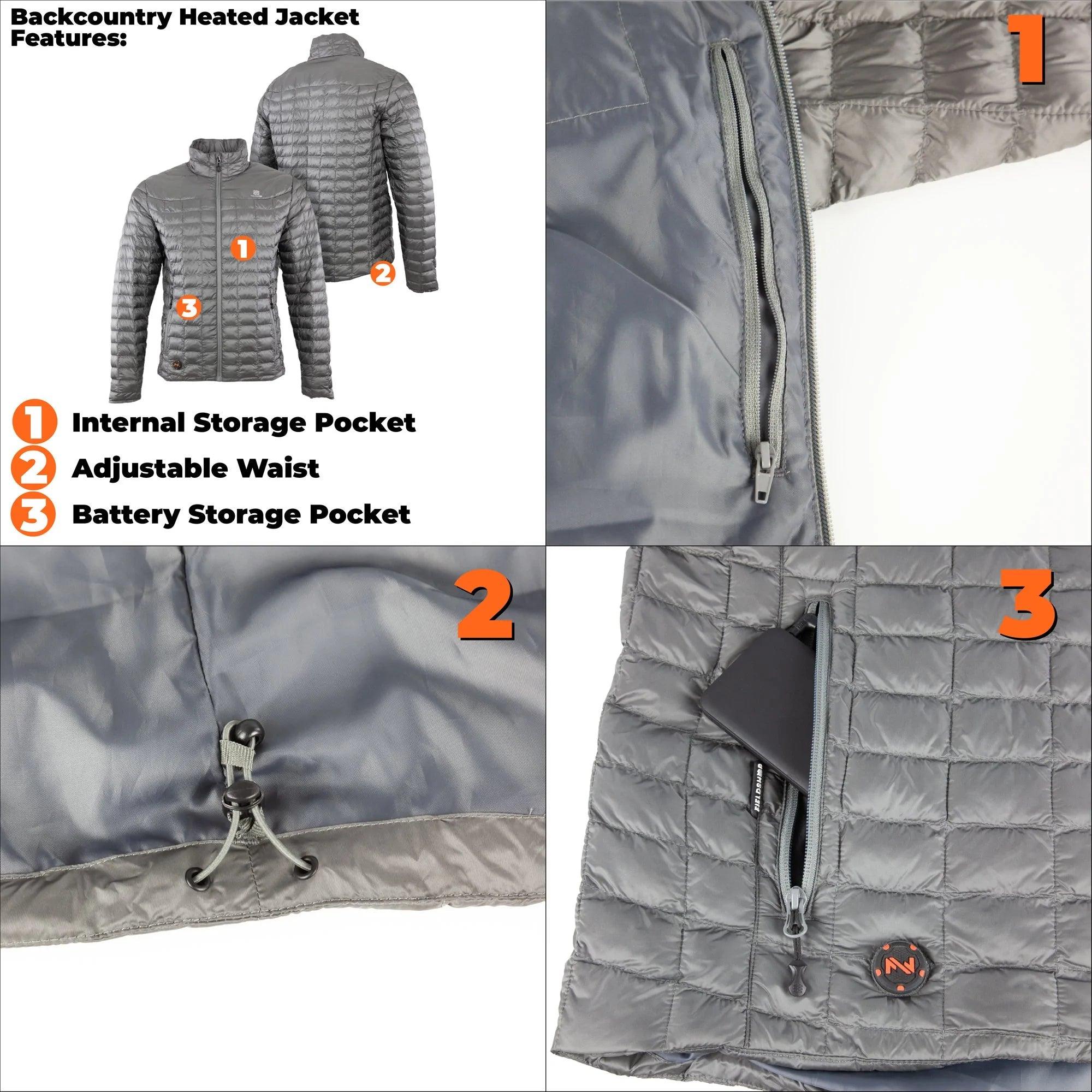 Fieldsheer Backcountry Heated Jacket Men's - Leapfrog Outdoor Sports and Apparel