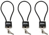 FSDC Keyed-Alike 15" Keyed Cable Gun Lock - 3 Pack - Leapfrog Outdoor Sports and Apparel