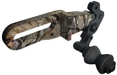 G5 Outdoors Archery Expert I drop away arrow rest with camouflage finish, isolated view