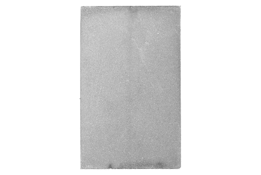 Rectangular flat diamond stone sharpener with a textured grey surface