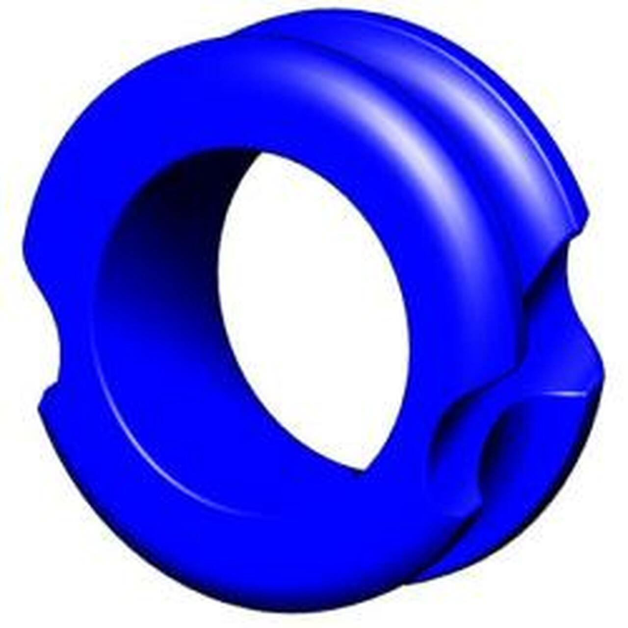 Blue G5 Outdoors archery peep sight for compound bows on white background