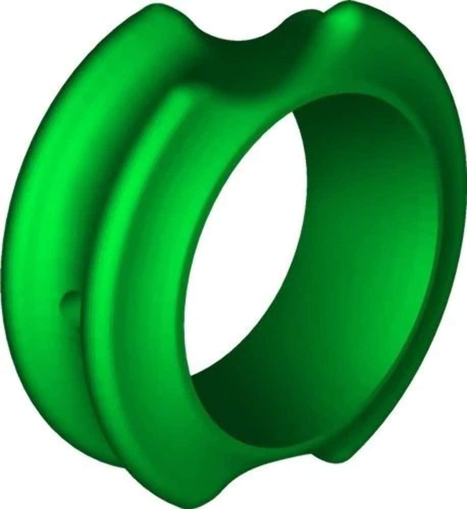 Green G5 Outdoors archery peep sight accessory close-up on white background