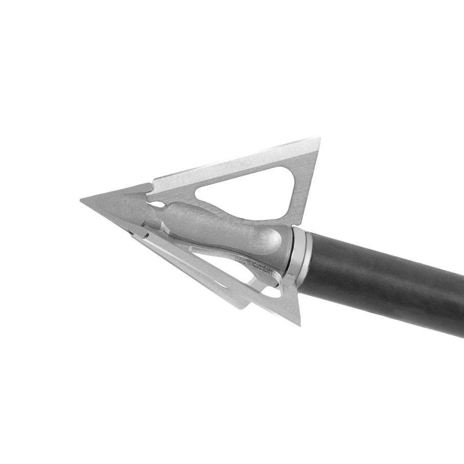 G5 Outdoors Striker V2 broadhead arrow tip with stainless steel fixed blades