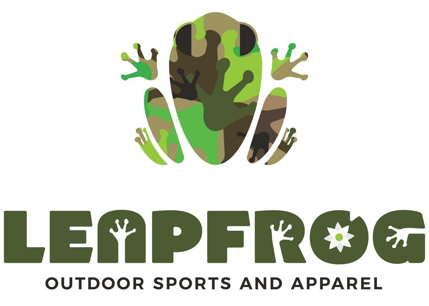 Leapfrog gift card with camo frog logo and text Outdoor Sports and Apparel