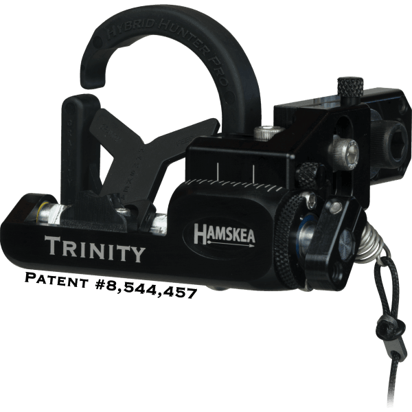 Hamskea Trinity Hunter Pro micro-tune arrow rest black archery accessory