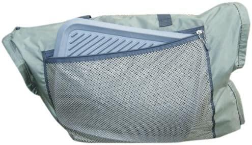 scent-free storage bag with zippered mesh pocket and mat for outdoor sports and apparel