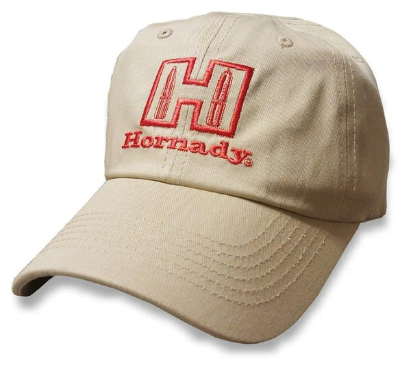 Hornady Hat Beige/Red - Leapfrog Outdoor Sports and Apparel